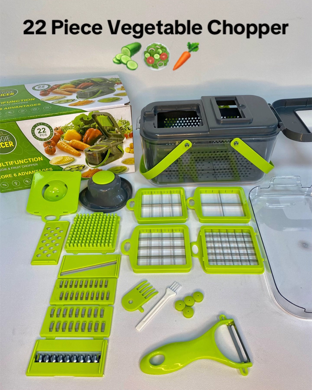 Découpe-légumes multifonctionnel 22 en 1